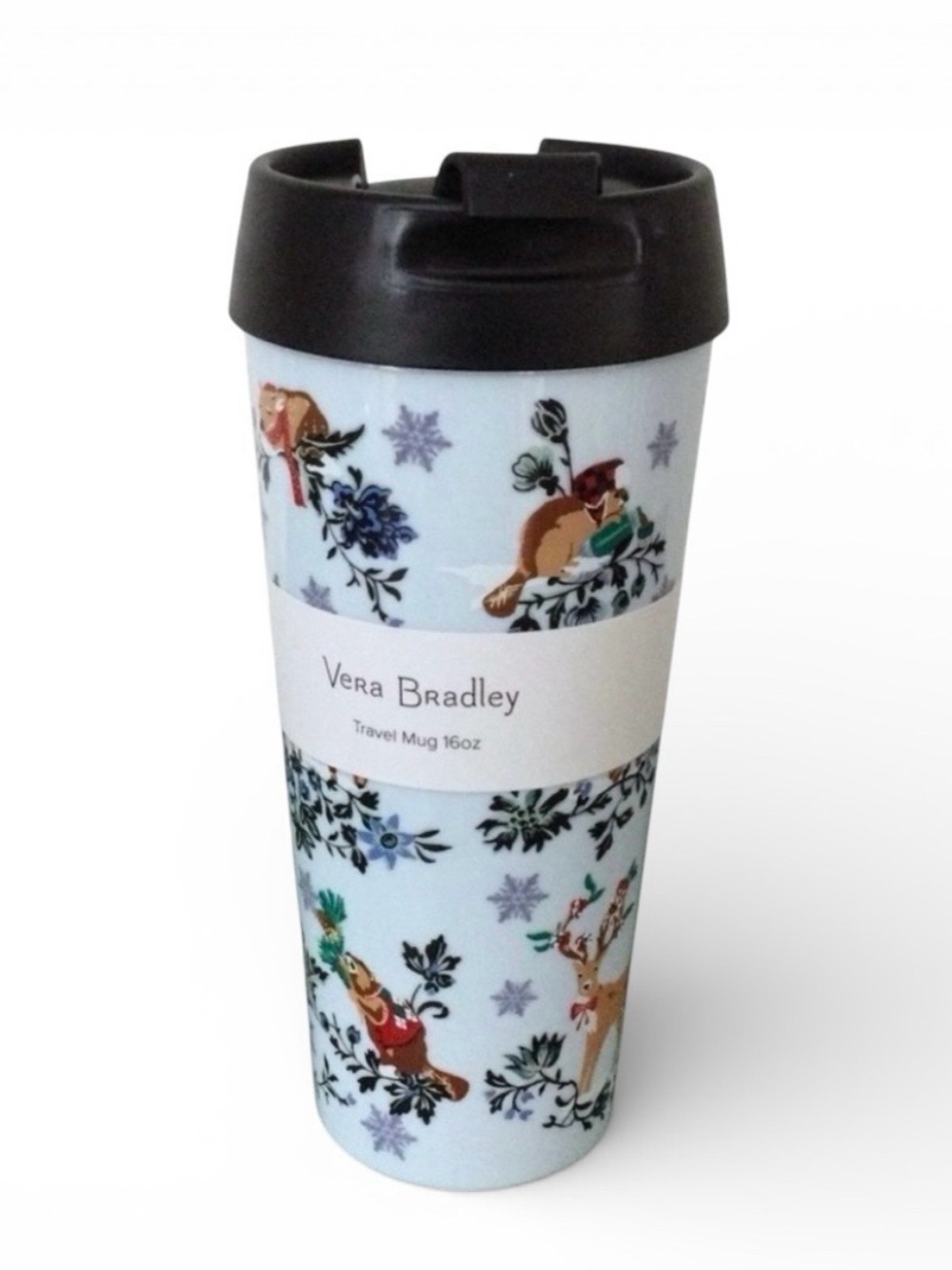 Vera Bradley Merry Mischief Snow Day 3‑Pc Set – Notebook, Pen & Travel Mug – NWT - Picture 10 of 13